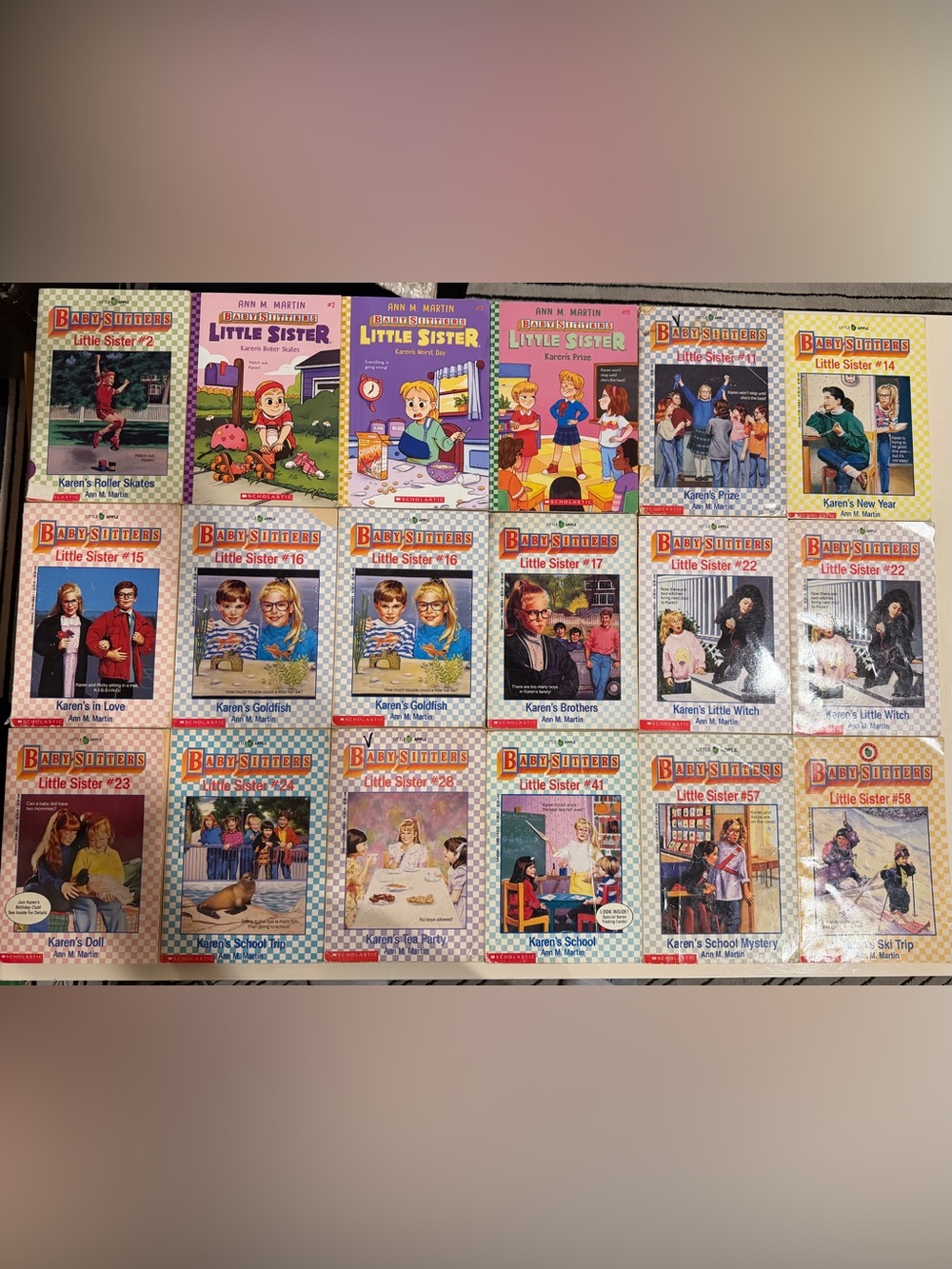 Lot of 18 - The Babysitters Little Sister PB books by Ann M. Martin